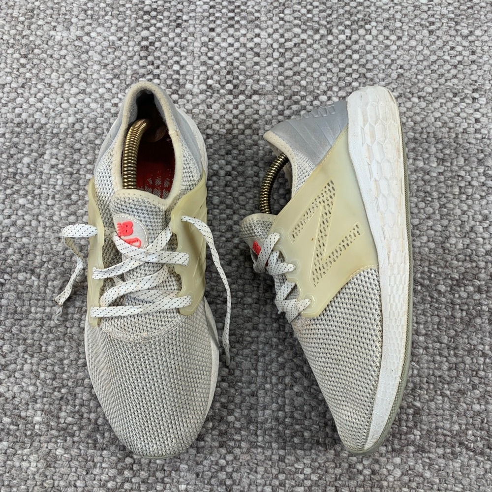 New Balance Fresh Foam Cruz v2 Womens 9 Bone Silver WCRUZRW2 Running Shoes